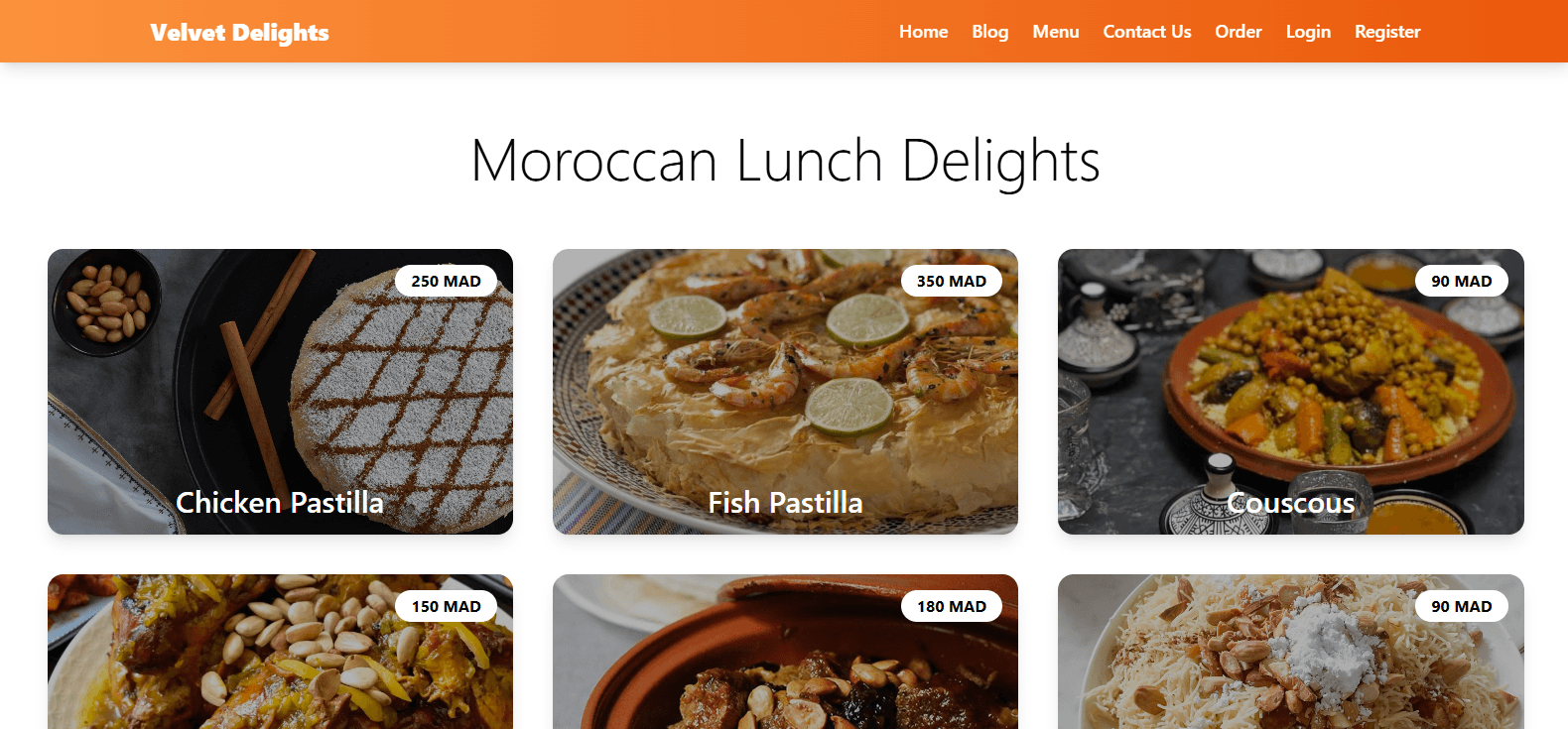 Food Ordering Application